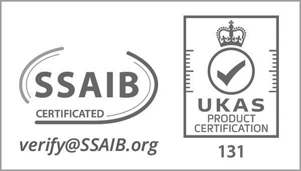 SSAIB Certificated Logo UKAS Certification Logo